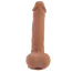 Фаллоимитатор T-Skin Real Wild Penetrator, светло-коричневый - Фото №4