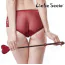 Стек Liebe Seele Wine Red Leather Riding Crop With Heart Shape Tip, бордовый - Фото №6
