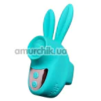 Вібратор на палець з пульсацією Passion Play Finger Tapping Vibe, бірюзовий - Фото №1