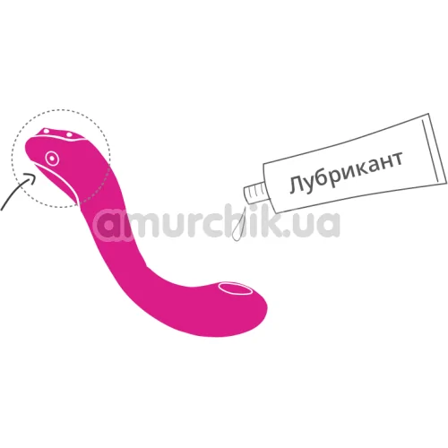 Вибратор-пульсатор для точки G Lovense Osci, розовый