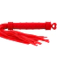 Флоггер DS Fetish Flogger Silicone Heart, красный - Фото №4
