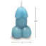 Свічка Edens Candle Vanilla Scented Penis, блакитна - Фото №2