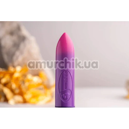 Кліторальний вібратор Rocks-Off RO-80mm 7-speed - Color Me Orgasmic, фіолетовий