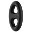 Ерекційне кільце Crazy Bull Super Soft Silicone Cock Ring овальне, чорне - Фото №2