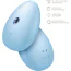 Увлажнитель для кожи лица Geske Facial Hydration Refresher 4 in 1 Oval, голубой - Фото №6