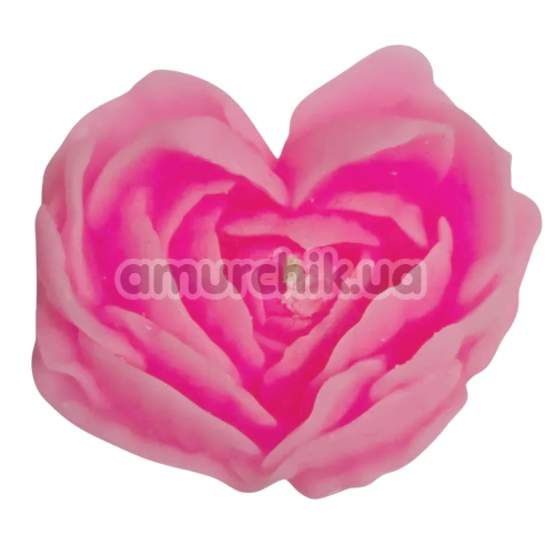 Свеча в виде розы GlowKink М - светится в темноте, розовая - Фото №1