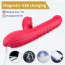Вибратор с толчками Sweet Play G-Spot Vibrator With Thrusting А2, красный - Фото №9
