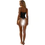 Боди Star Night Sparkle Mesh Rhinestone Bodysuit, черное - Фото №8