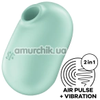Симулятор орального сексу для жінок з вібрацією Satisfyer Pro To Go 2, бірюзовий - Фото №1