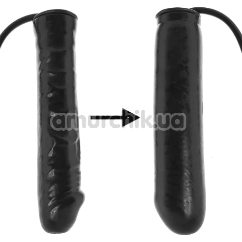 Фаллоимитатор Inflatable Stud 9.5, черный