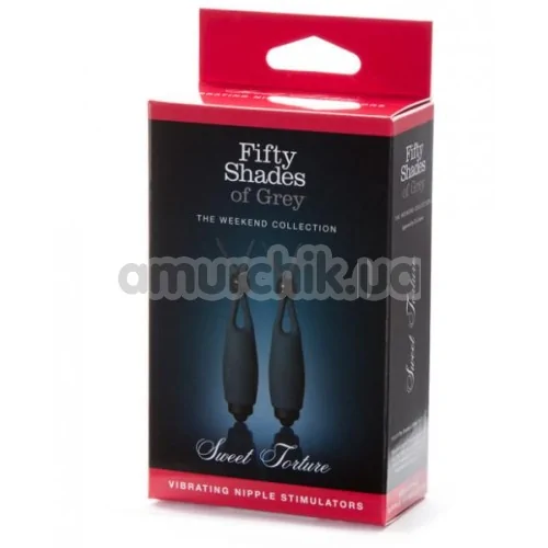 Зажимы для сосков с вибрацией Fifty Shades of Grey Sweet Torture Vibrating Nipple Clamps