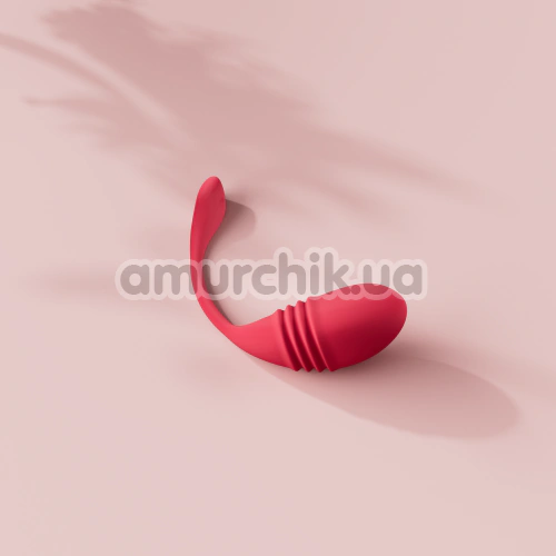 Віброяйце з пульсацією Lovense Vulse, червоне
