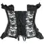 Корсет Leg Avenue Burlesque Grace Lace Overlay Corset with Lace Up Back, черный - Фото №2
