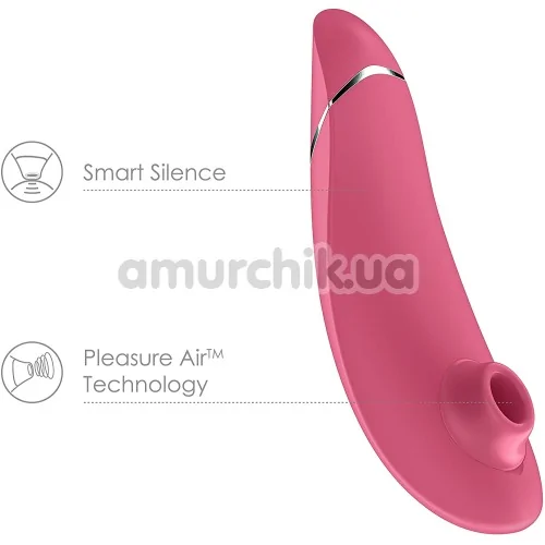 Симулятор орального секса для женщин Womanizer Premium, розовый