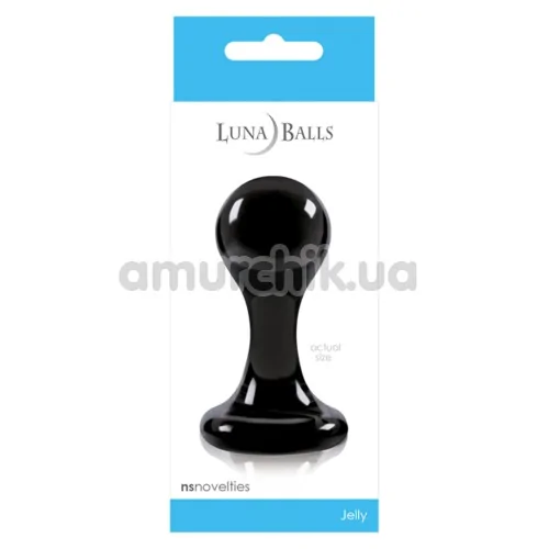 Анальна пробка Luna Balls Small, чорна
