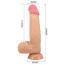 Фаллоимитатор Sliding Skin Bendable 8.5, телесный - Фото №6