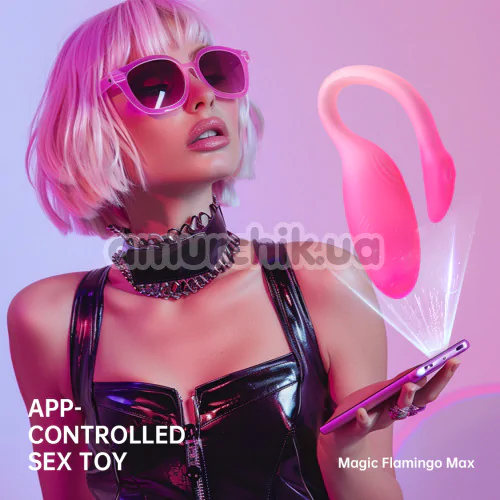 Вибратор Magic Motion Magic Flamingo Max, розовый