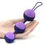 Вагинальные шарики Key Stella III Graduated Kegel Ball Set, фиолетовые - Фото №4