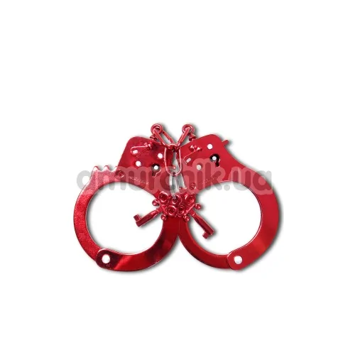 Наручники Anodized Cuffs, красные - Фото №1