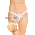 Трусики-стринги G-String (модель 2444), белые - Фото №1