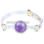 Кляп Univibe Crystal Gag L, фіолетовий - Фото №1