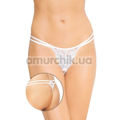 Трусики-стринги G-String (модель 2444), белые