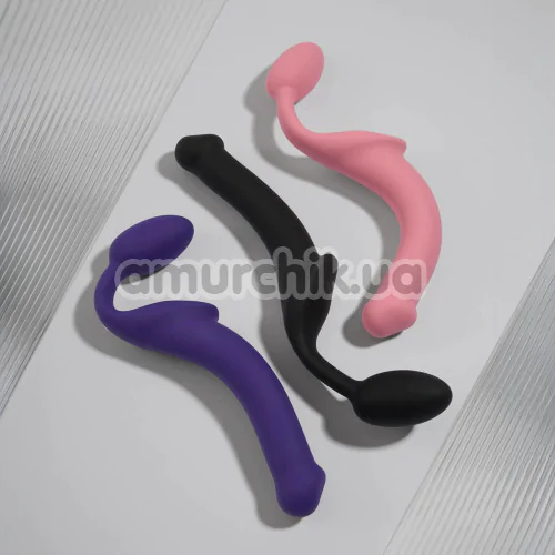 Безремневой страпон Strap-On-Me Silicone Bendable Strap-On XL, розовый