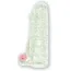 Вібронасадка на пеніс Vibrating Silikon Sleeve, 12 см прозора - Фото №1