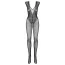 Комбінезон Obsessive Bodystocking N112, чорний - Фото №5