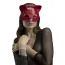 Маска Кошечки Feral Feelings Catwoman Mask, красная - Фото №1