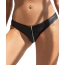 Трусики Star Night Sexy Panties Vinyl And Zip, чорні - Фото №1