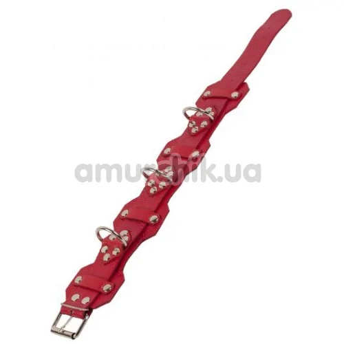 Нашийник sLash Vip Leather Collar, червоний