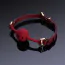 Кляп Upko Desire for Mouth Bondage Collection-Middle Heart-shaped Breathable Mouth Gag, червоний - Фото №2