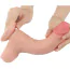 Фаллоимитатор Sliding-Skin Dual Layer Dong 8.5, телесный - Фото №8