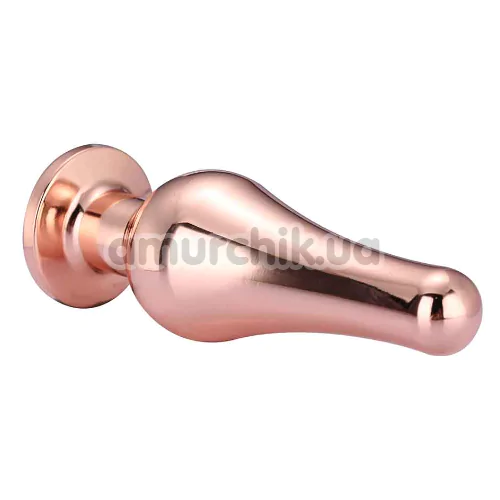 Анальна пробка з рожевим кристалом Gleaming Love Small Pleasure Plug, рожева