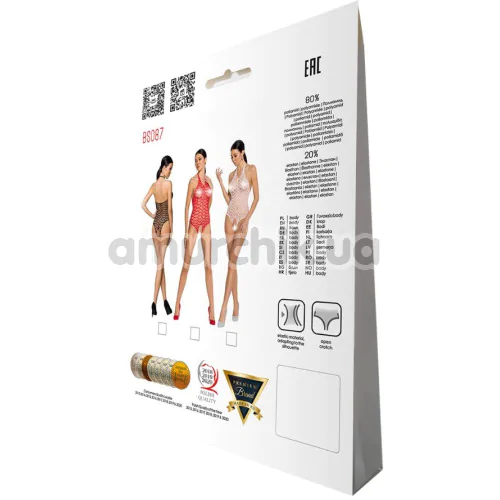Боди Passion Free Your Senses Erotic Line BS087, красное