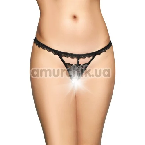 Трусики-стринги G-String 2500, черные - Фото №1