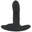 Анальная пробка с вибрацией и толчками XouXou Thrusting Vibrating Butt Plug, черная - Фото №2