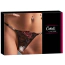 Трусики-стрінги String Rose Crotchless, чорні - Фото №4