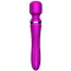 Універсальний вібромасажер Foxshow Silicone Dual Massager, фіолетовий - Фото №2