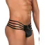 Трусы-стринги мужские Star Night Zipper String Mens Strap Thong, черные - Фото №2
