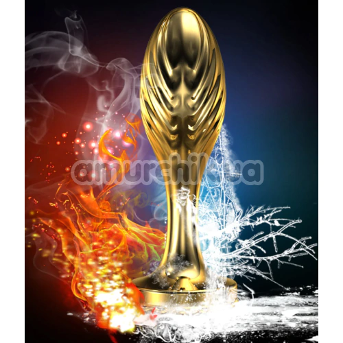 Анальная пробка Lockink Sevanda Pearl Pear-Shape Anal Plug, золотая