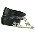 Фиксаторы для рук Bettie Page Wild 'N' Willing Faux Leather Wrist Cuffs, черные - Фото №1