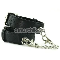Фиксаторы для рук Bettie Page Wild 'N' Willing Faux Leather Wrist Cuffs, черные - Фото №1