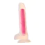 Фалоімітатор Radiant Glow In The Dark Soft Silicone Dildo Large, рожевий - Фото №1