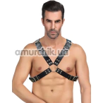 Портупея чоловіча Star Night Chest Harness C81207, чорна - Фото №1