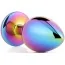 Анальна пробка з райдужним кристалом Gleaming Love Multicolour Plug S, райдужна - Фото №4