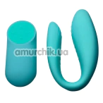 Вибратор Passion Play Couple Vibe With Remote, бирюзовый - Фото №1