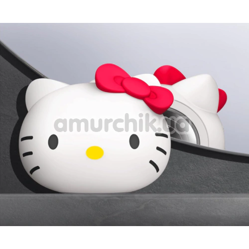 Ультразвуковой массажер-маска для лица Geske Sonic Warm & Cool Mask 8 in 1 - Hello Kitty Head, белый