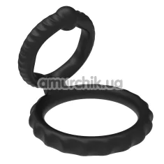 Ерекційне кільце Men's Play Silicone Cock Ring B8, чорне - Фото №1